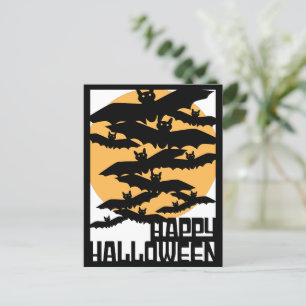 Glad Halloween Vykort
