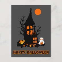 Glad Halloween vykort
