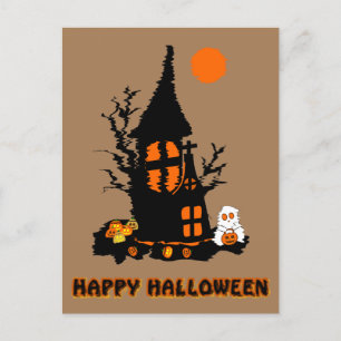 Glad Halloween vykort
