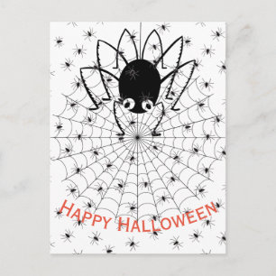 Glad Halloween Vykort