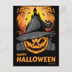 Glad Halloween vykort