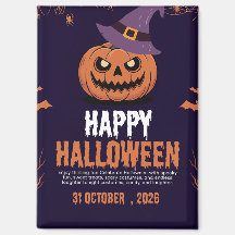 Glad Halloween vykort, kuslig Halloween hälsning