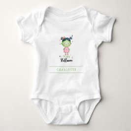 Glad Halloween Zombie Flicka Anpassad Baby Bodysui T Shirt