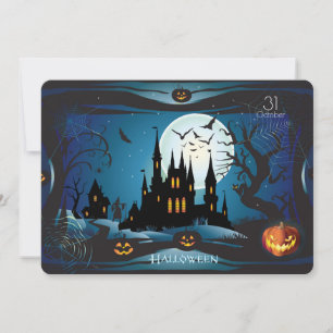 Glad Halloweenfest "Bus eller godis" Julkort