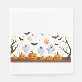Glad Halloweenfest Pappersservett