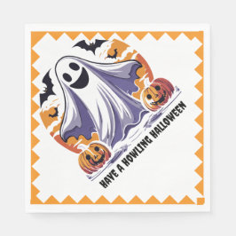 Glad Halloweenfest Pappersservett