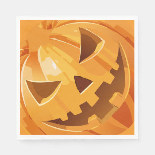 Glad Halloweenfest Pappersservett