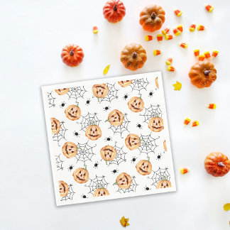 Glad Halloweenfest Pappersservett