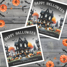 Glad Halloweenfest Pappersservett