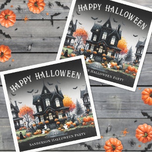 Glad Halloweenfest Pappersservett