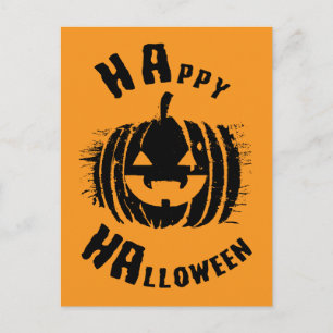 Glad Halloweenfest Pumpa Vykort