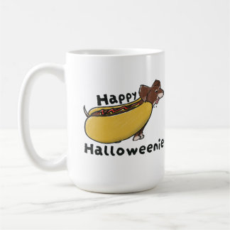 Glad Halloweenie Korv Lillpudel Kaffemugg