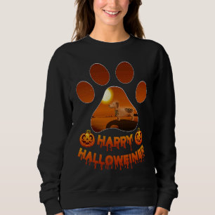 Glad Halloweiner Daschund Hund Halloween T Shirt
