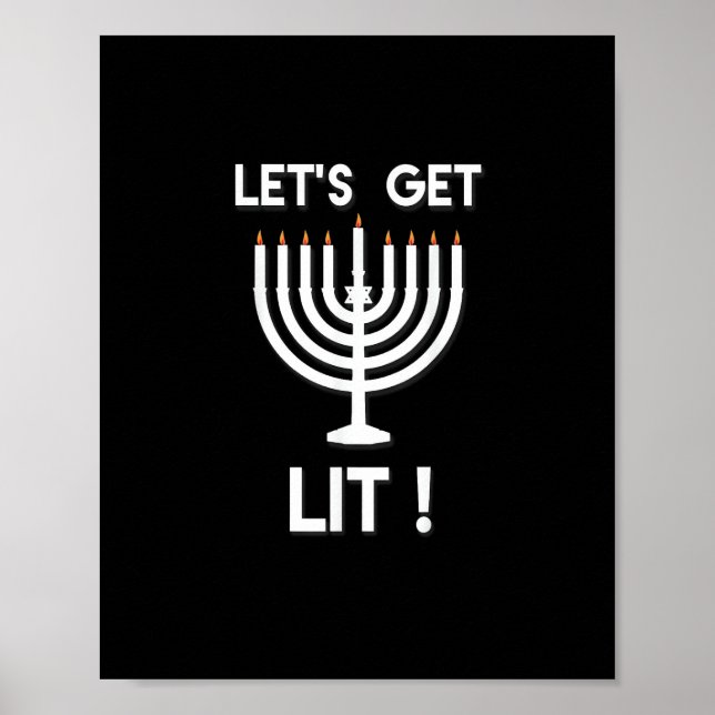 Glad Hanukkah Den Här Är Årstiden För Poster (Framsidan)