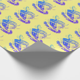Glad Hanukkah dreidel Presentpapper