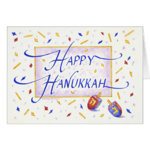 Glad Hanukkah Festiva Drivor Kort