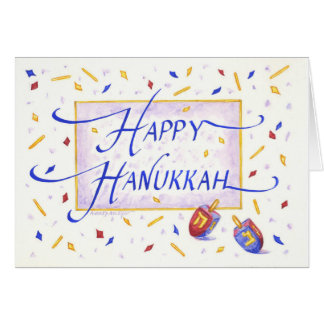 Glad Hanukkah Festiva Drivor Kort