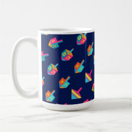 Glad Hanukkah-festival Snurrande Hanukkah-dekorati Kaffemugg