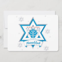 Glad Hanukkah firande kort