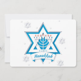 Glad Hanukkah firande kort