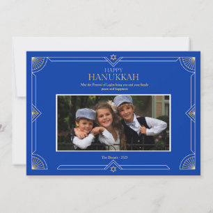 Glad Hanukkah Foto Semestkort Julkort