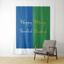 Glad Hanukkah God Jul Dubbelhelg