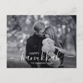 Glad Hanukkah-helg Foto Postkort Helg Vykort