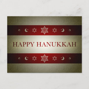 glad hanukkah helg vykort
