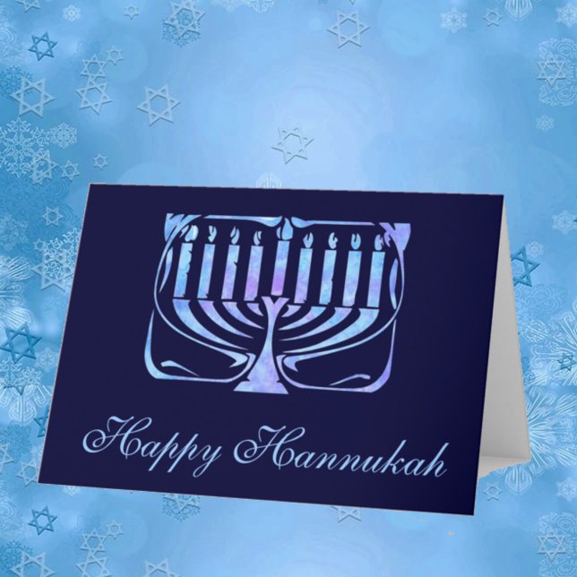 Glad Hanukkah Helgkort (Skapare uppladdad)