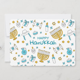 Glad Hanukkah Julkort