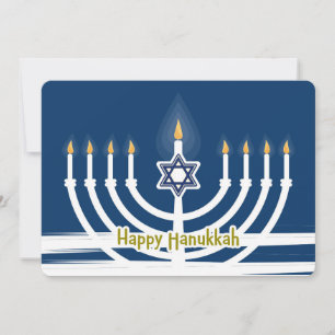 Glad Hanukkah Julkort