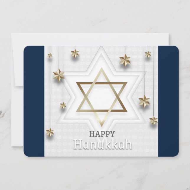 Glad Hanukkah Julkort (Framsida)