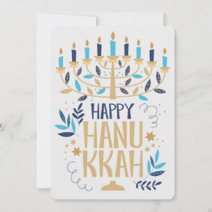 Glad Hanukkah Julkort
