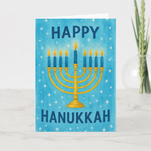 Glad Hanukkah Kort