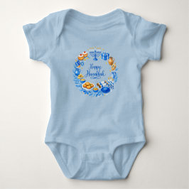 Glad Hanukkah-krans T Shirt