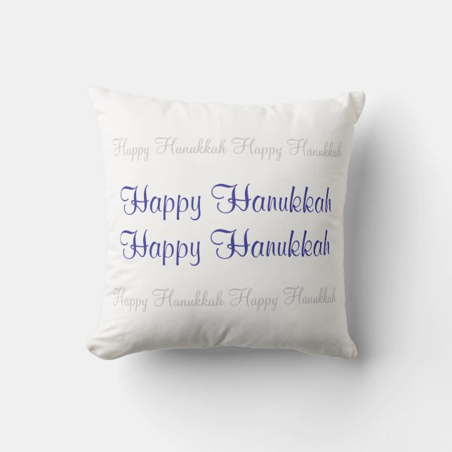 Glad Hanukkah Kudde (Framsida)