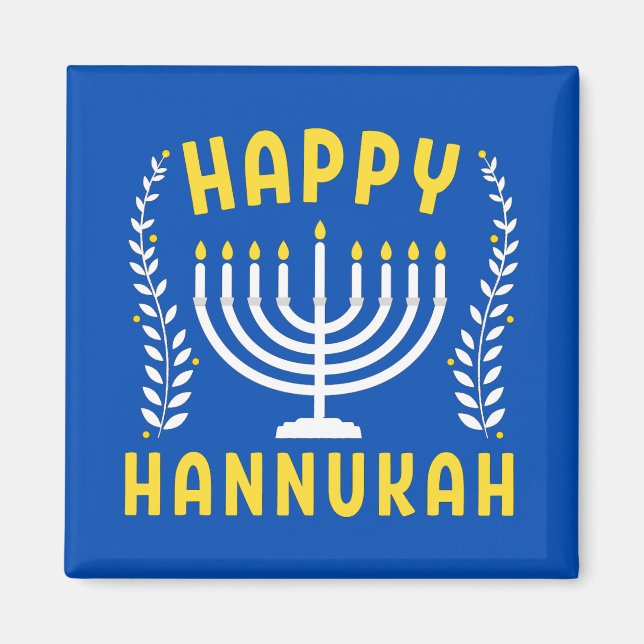 Glad Hanukkah Magnet (Framsidan)