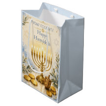 Glad Hanukkah med Menorah