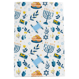 Glad Hanukkah Menorah Presentpåse