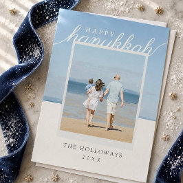 Glad Hanukkah Modern Family Foto Semesternkort Julkort