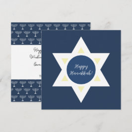 Glad Hanukkah önskar vi! Kort