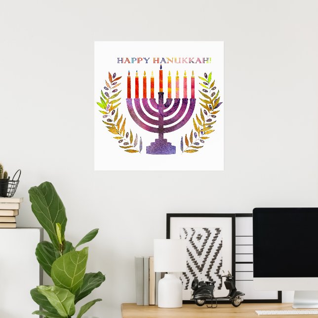 Glad Hanukkah  Poster (Hemmakontoret)