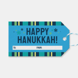 Glad Hanukkah presentetikett