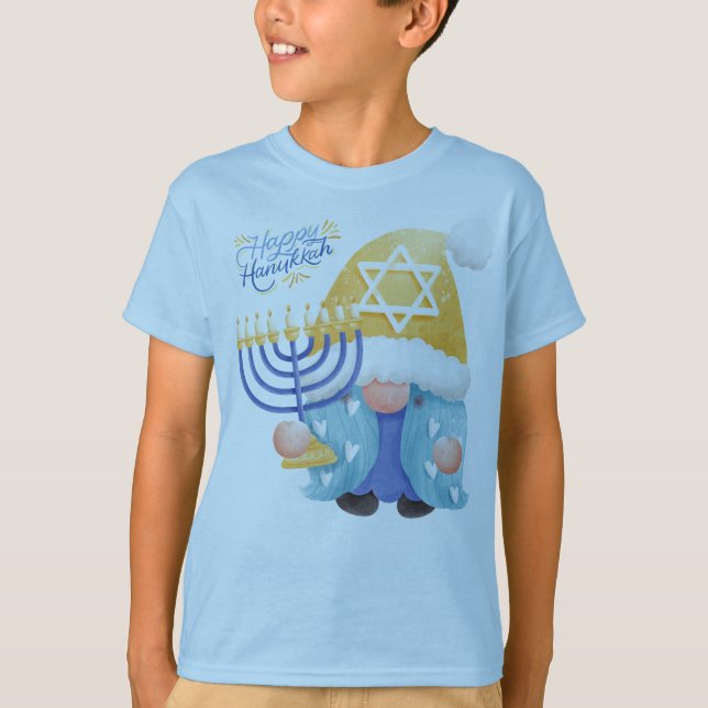 Glad hanukkah t shirt (Framsida)