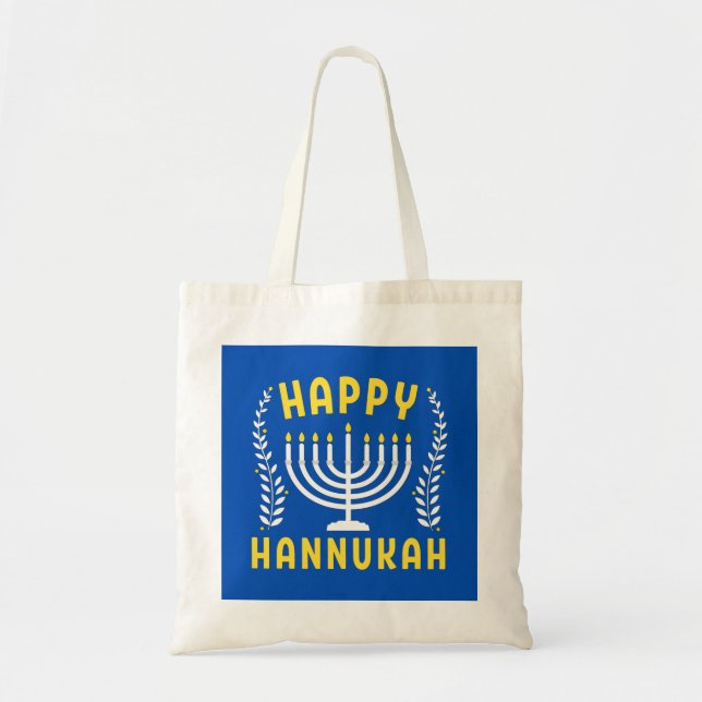 Glad Hanukkah Tygkasse (Framsidan)