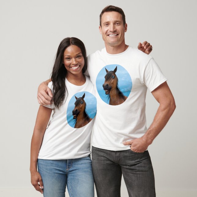 Glad häst tee (Unisex)