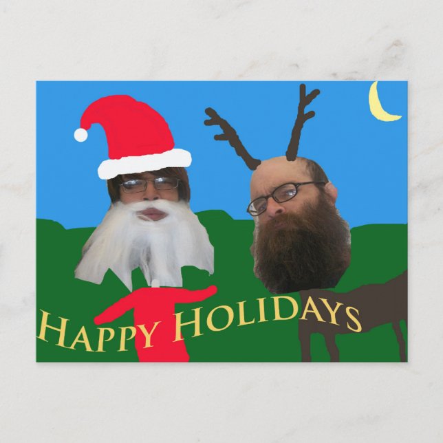 glad helg 1 vykort (Framsida)