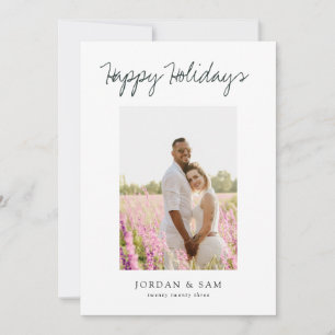 Glad helg 2-foto par julkort