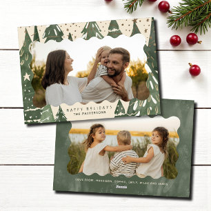 Glad helg 2 Photo Family Julgranar Julkort