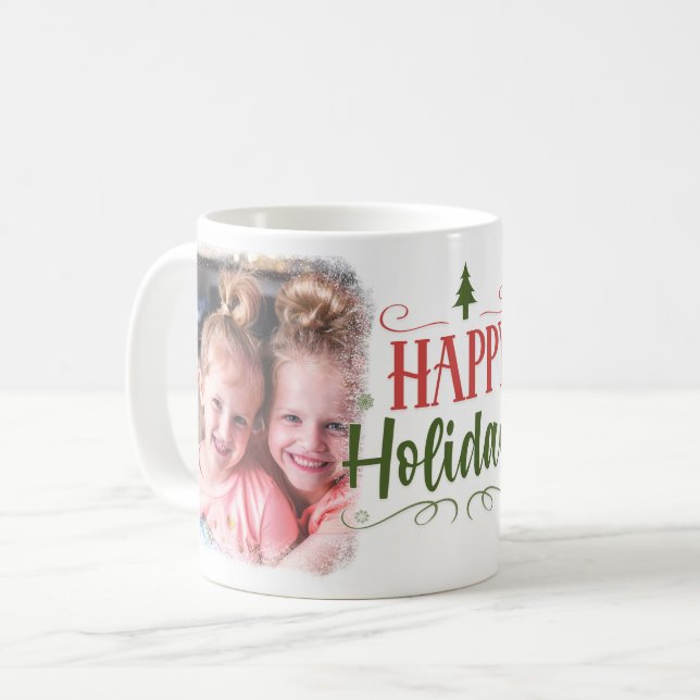 Glad helg 2 Photo Helgdag Kaffemugg (Framsida vänster)